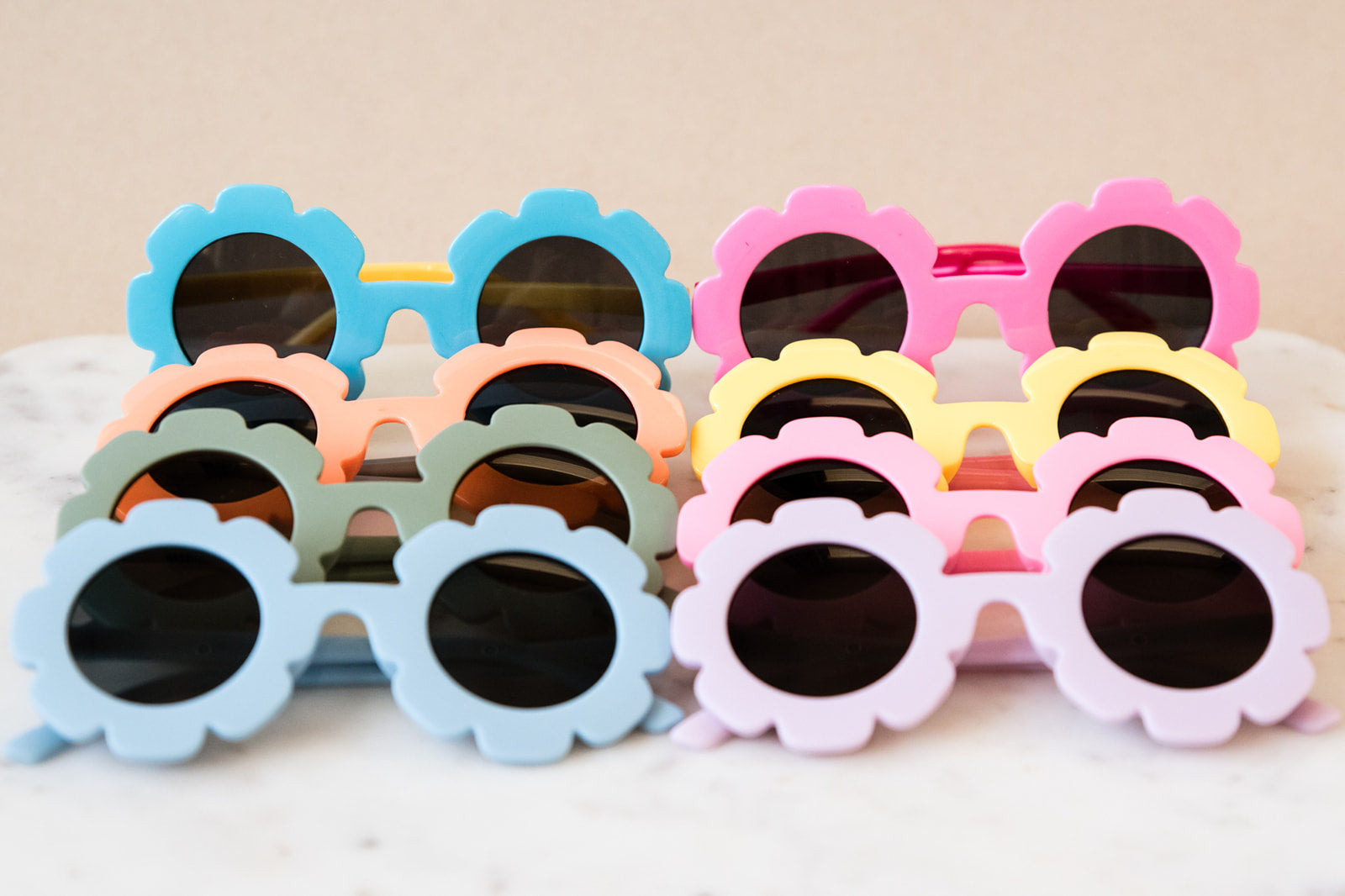 Toddler & Kid Daisy Sunglasses - Pink & Pink