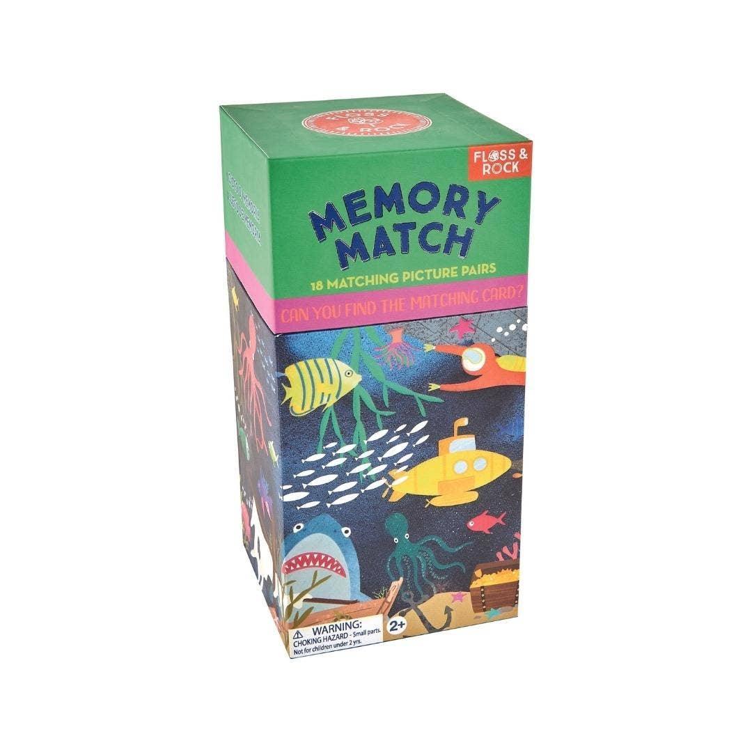 Deep Sea Memory Match - Why and Whale