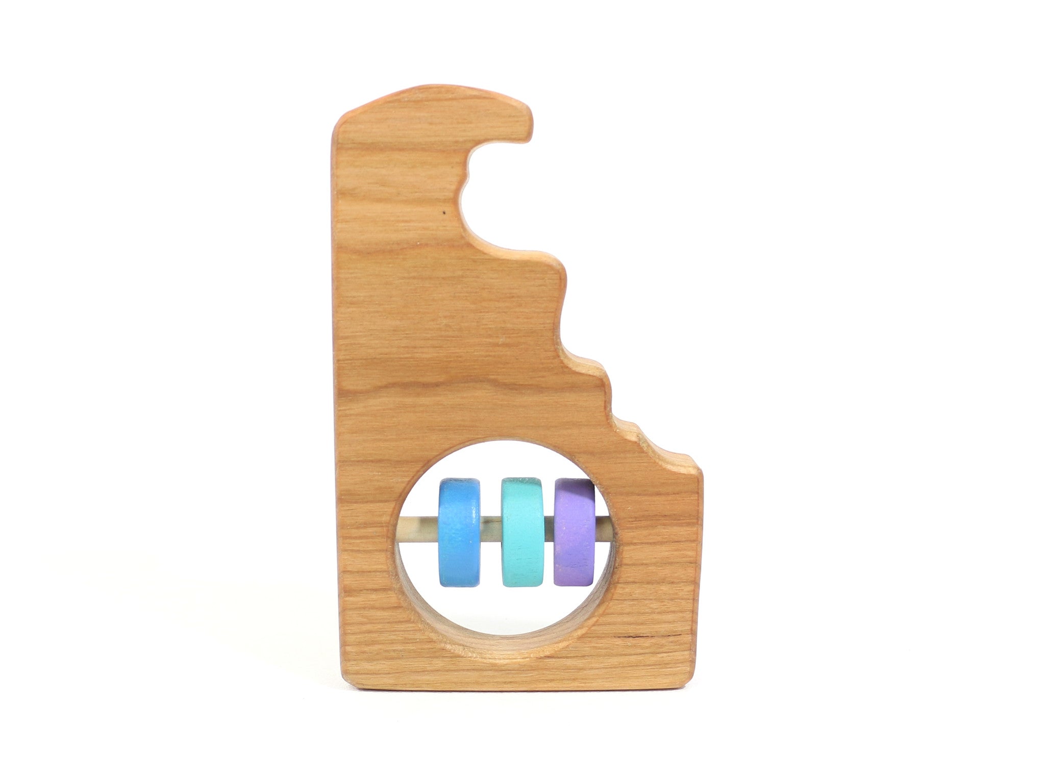 Delaware State Wooden Baby Rattle™