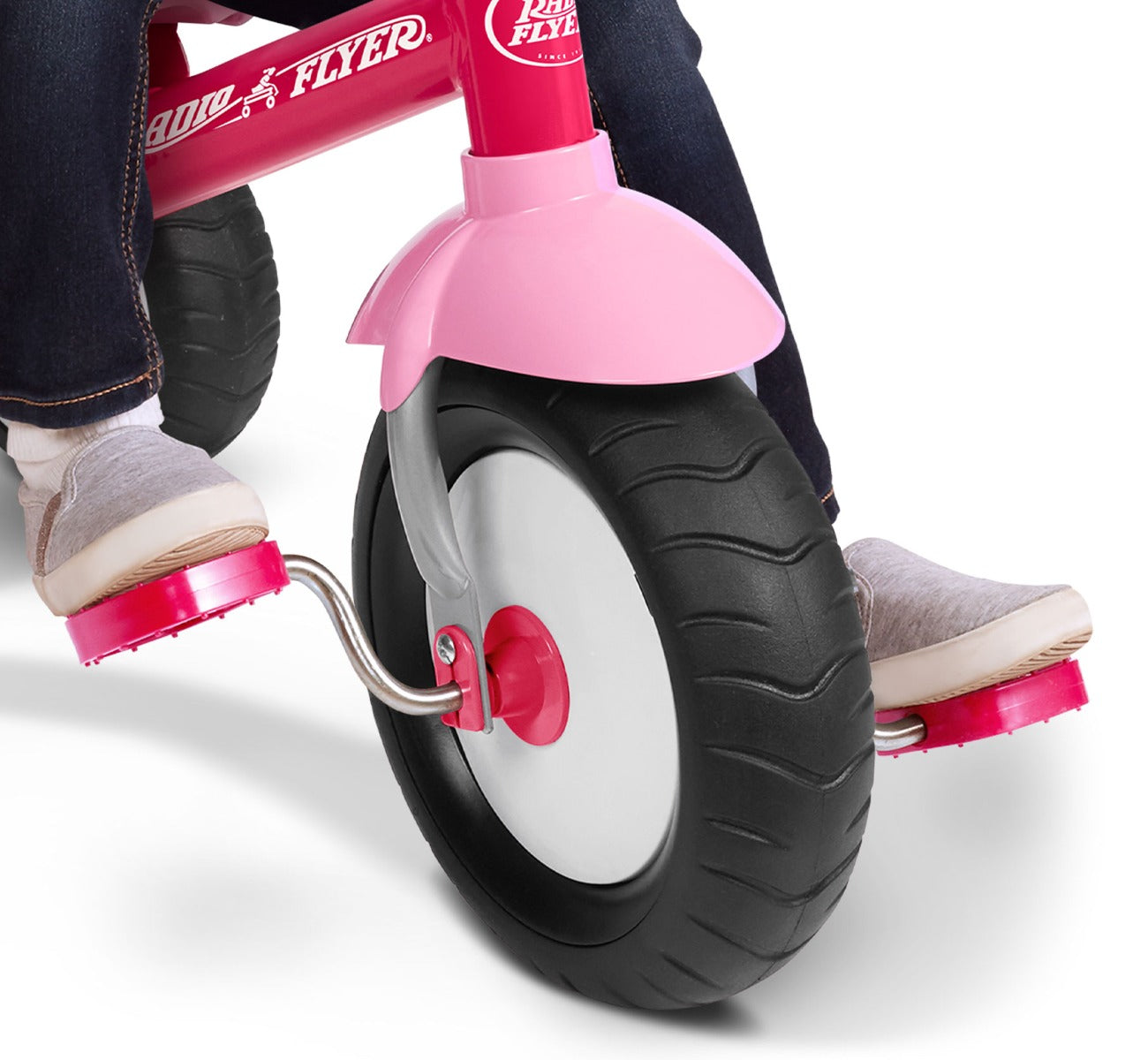 Deluxe Steer & Stroll Trike Pink