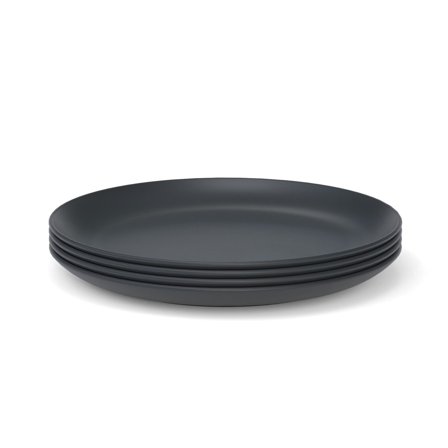 11" Round Dinner Plate Set of 4 - Black