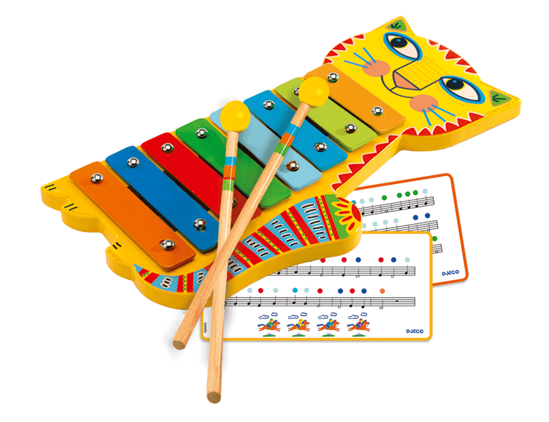 Djeco Animambo Metallophone Musical Instrument - Why and Whale