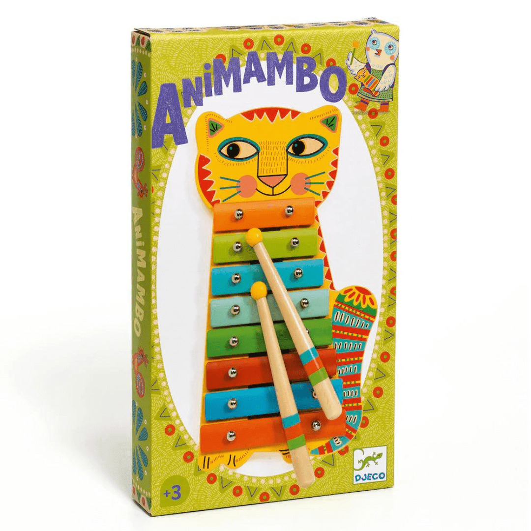Djeco Animambo Metallophone Musical Instrument - Why and Whale
