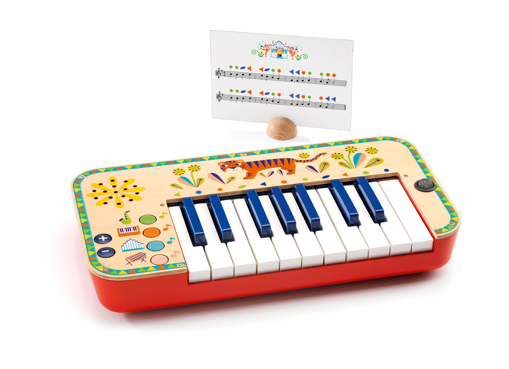 Djeco Animambo Synthesizer Musical Instrument - Why and Whale
