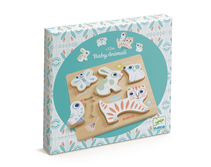 Djeco BabyAnimali Stacking Puzzle - Why and Whale