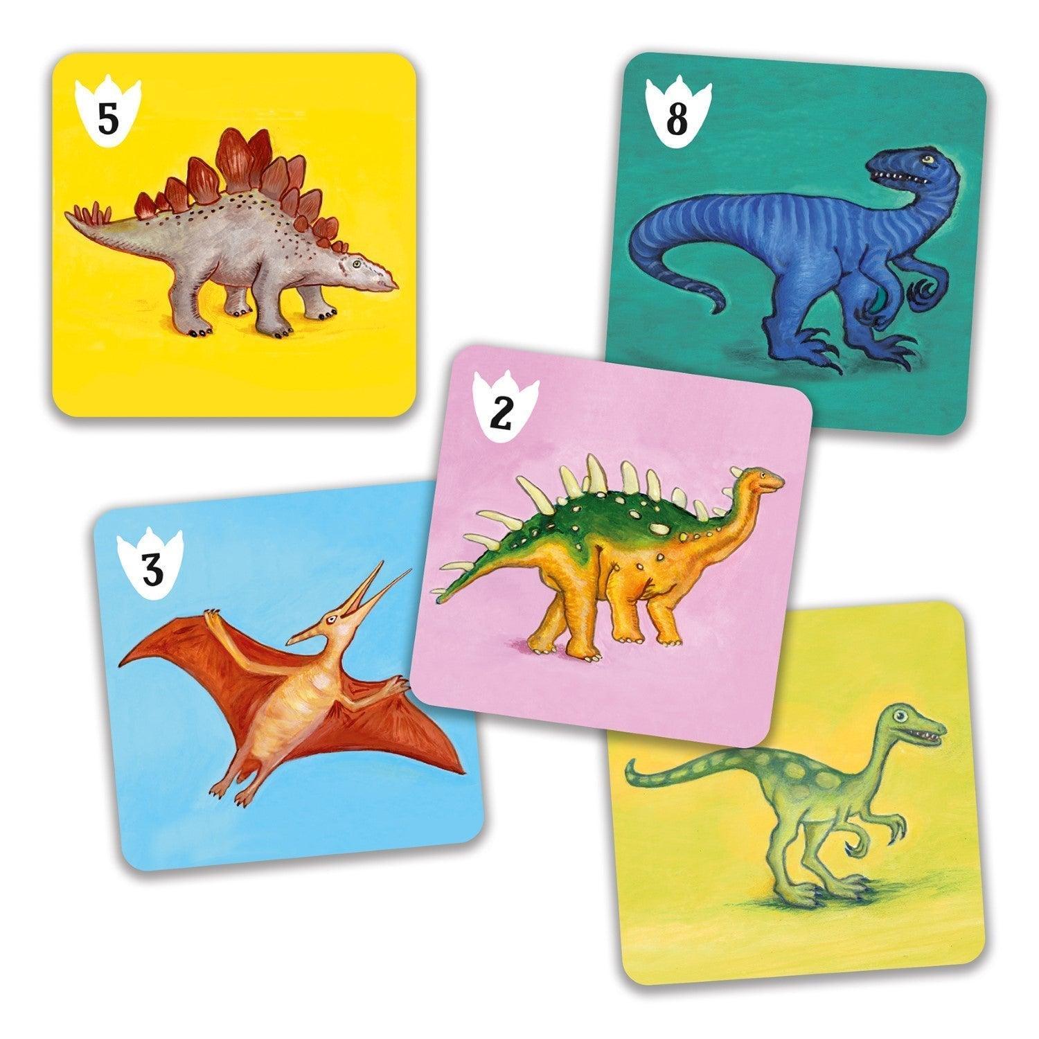 Djeco Batasaurus War Memory Playing Card Game - Why and Whale