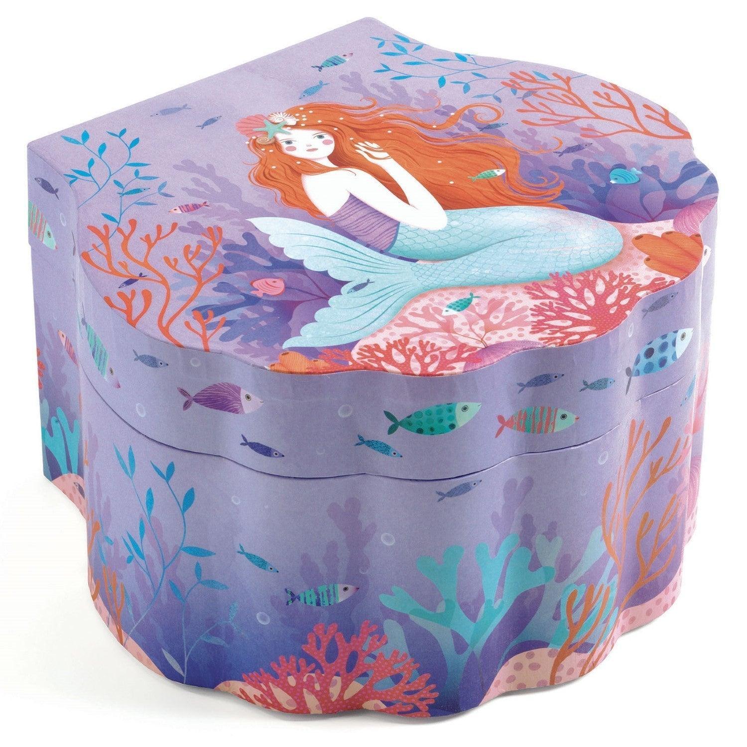 Djeco Enchanted Mermaid Musical Treasure Box - Why and Whale