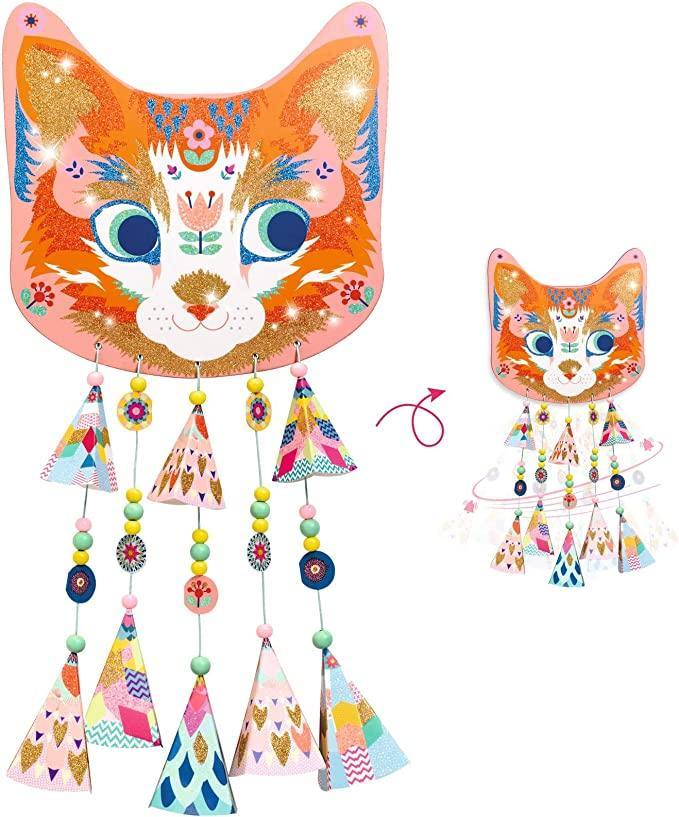 Djeco Kitty DIY Wind Chime Craft Kit - Why and Whale
