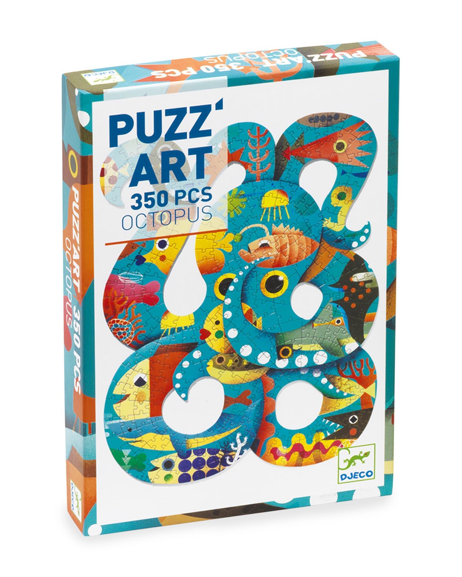 Djeco Octopus Puzz'Art 350 Piece Puzzle - Why and Whale