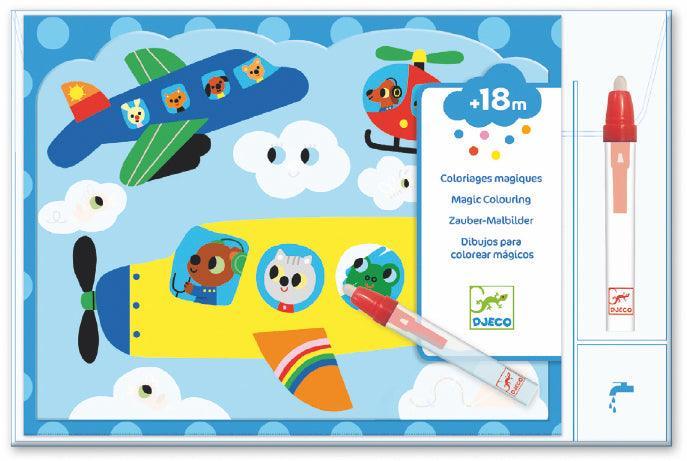 Djeco Petit Gift Paint w/ Water Hidden Sky - Why and Whale