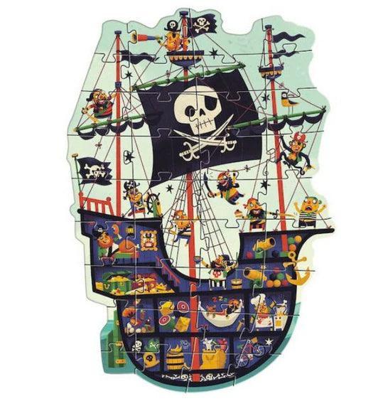 Djeco Pirate Ship Giant Floor Puzzle 36pc - Why and Whale