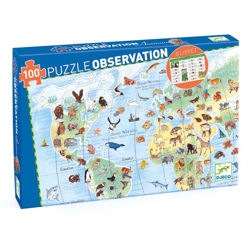 Djeco Puzzle Observation Animals of the World - Why and Whale