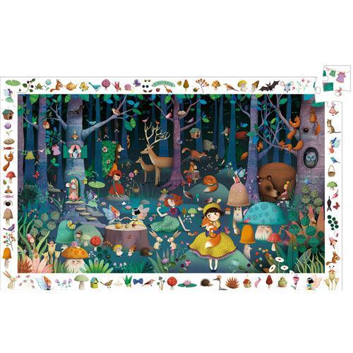 Djeco Puzzle Observation Enchanted Forest - Why and Whale