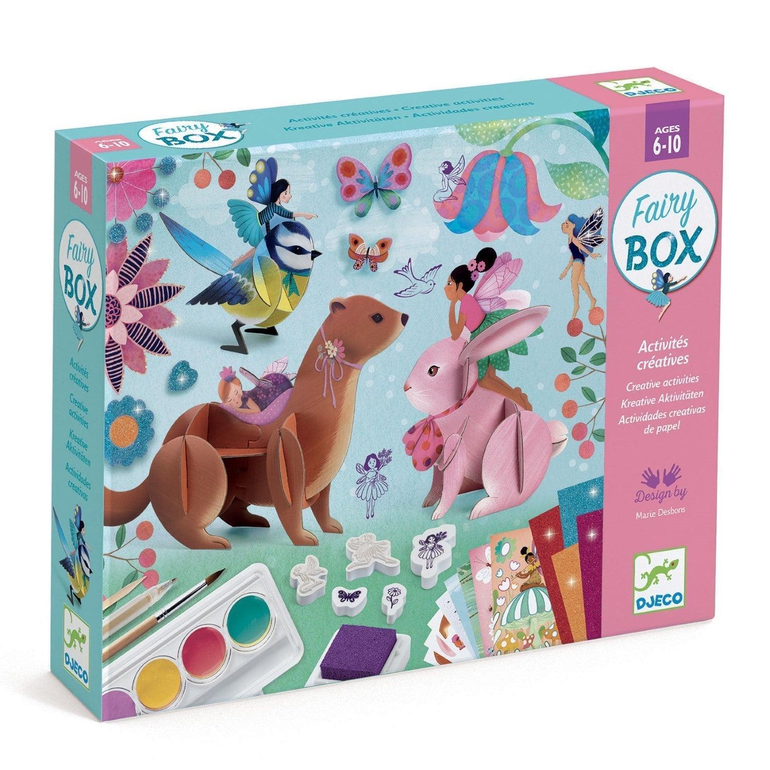 Djeco The Fairy Box Multi-Activity Craft Kit - Why and Whale
