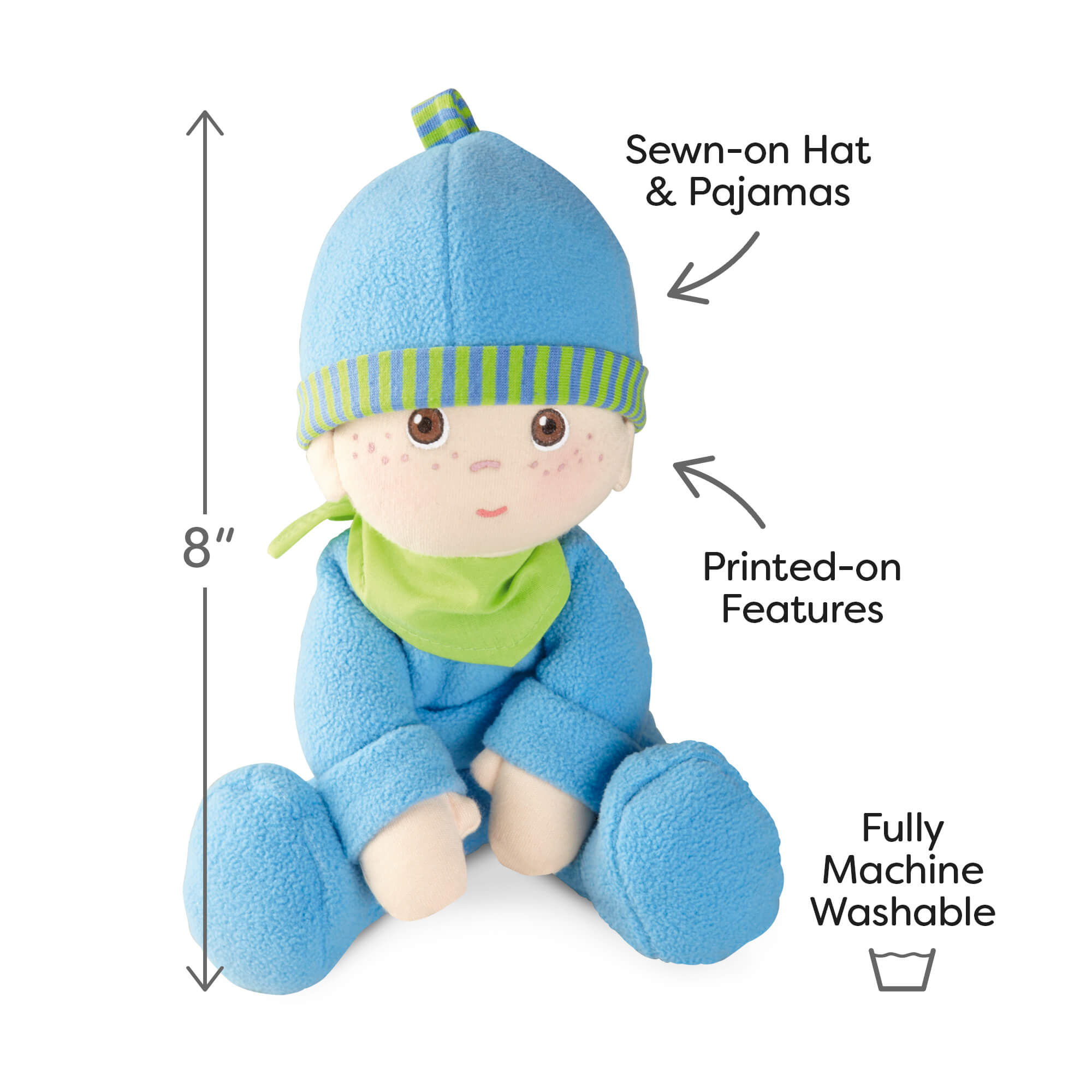 Snug Up Doll Luis 8" First Doll