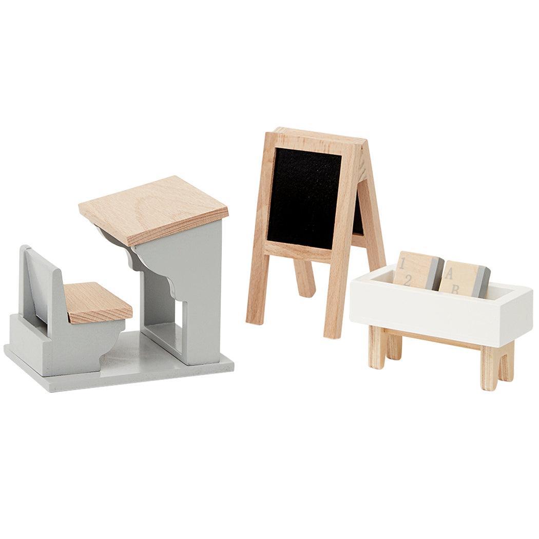 Dollhouse School Room Set - Why and Whale