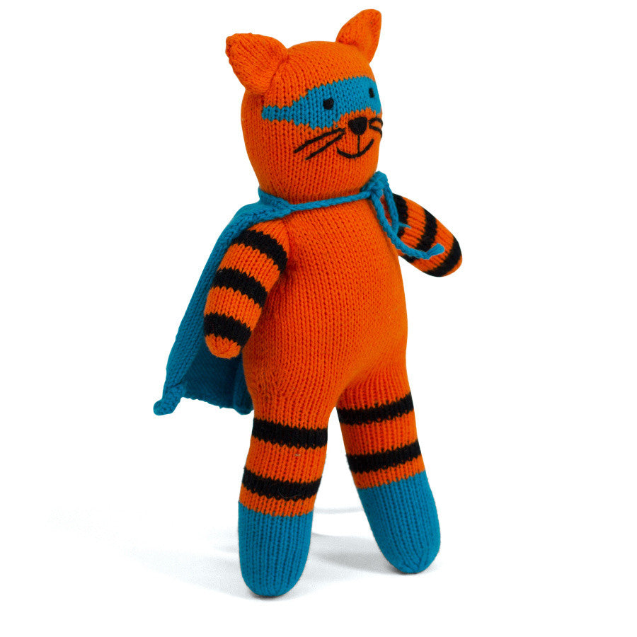 Knit Doll, Handmade - Tiger