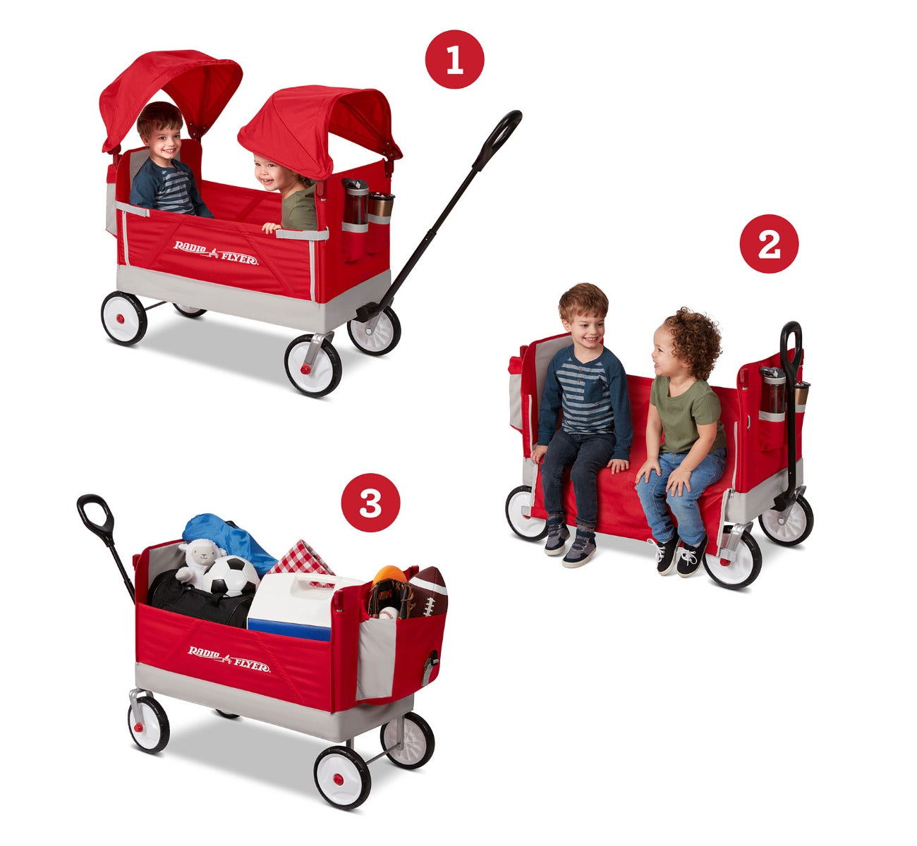 Dual Canopy Family Wagon