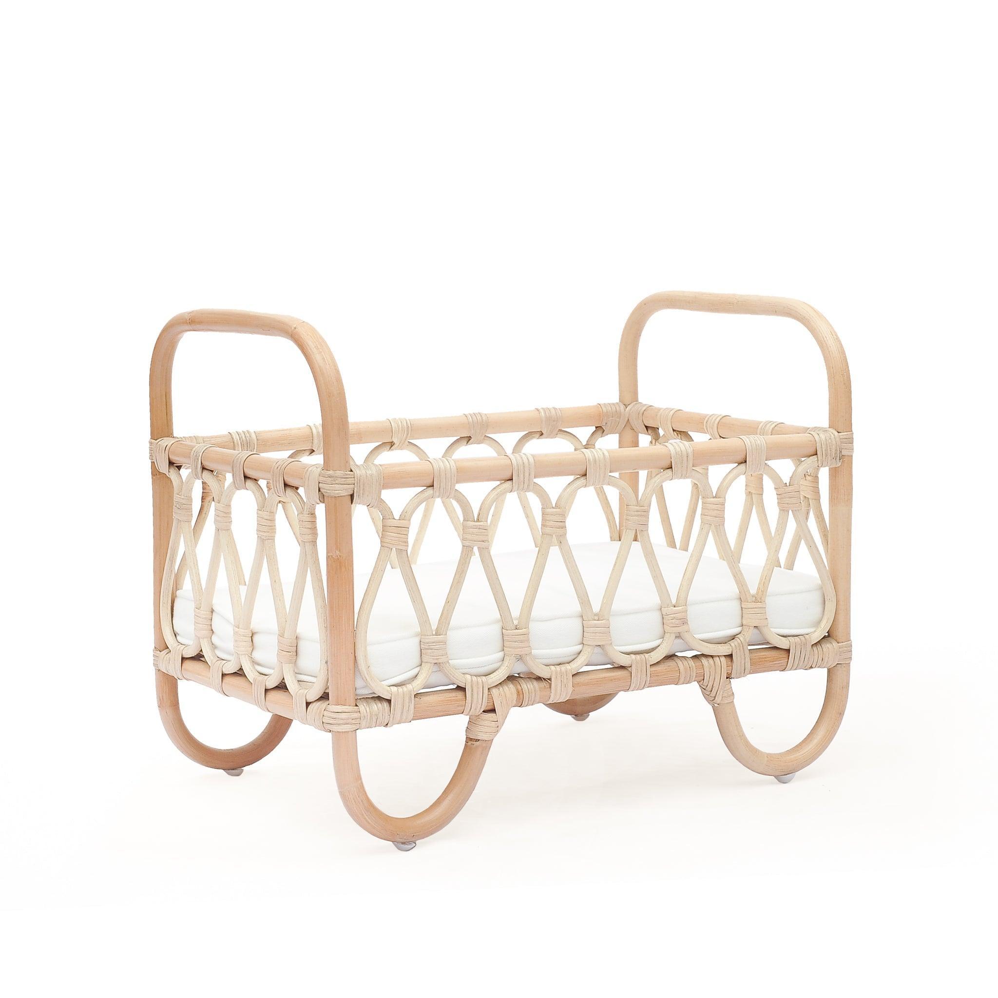 Ellie Petite Doll Crib - Why and Whale