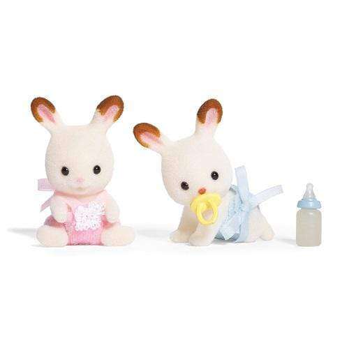 Calico Critters Chocolate Rabbit Twins