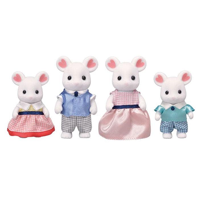 Calico Critters Marshmallow Mouse Family