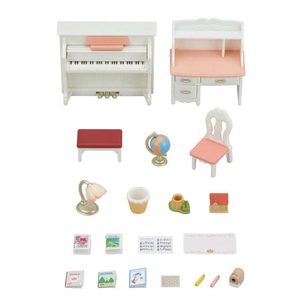 Calico Critters Piano & Desk Set