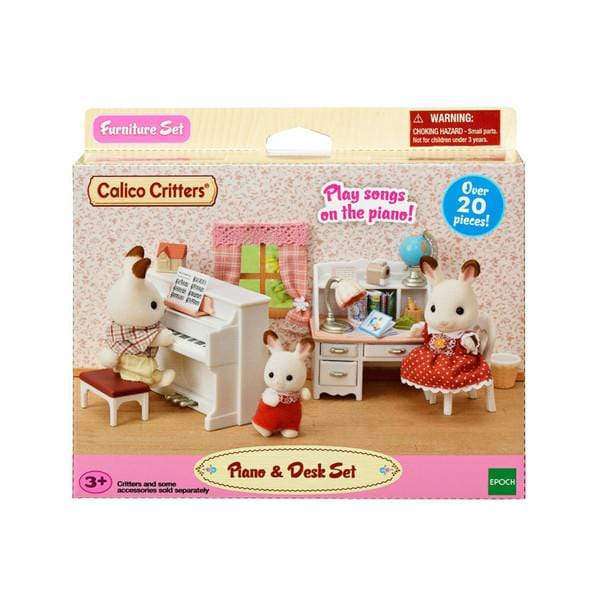 Calico Critters Piano & Desk Set