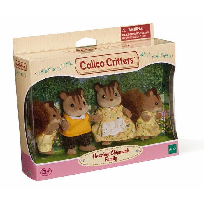 Calico Critters Walnut Squirrel Family