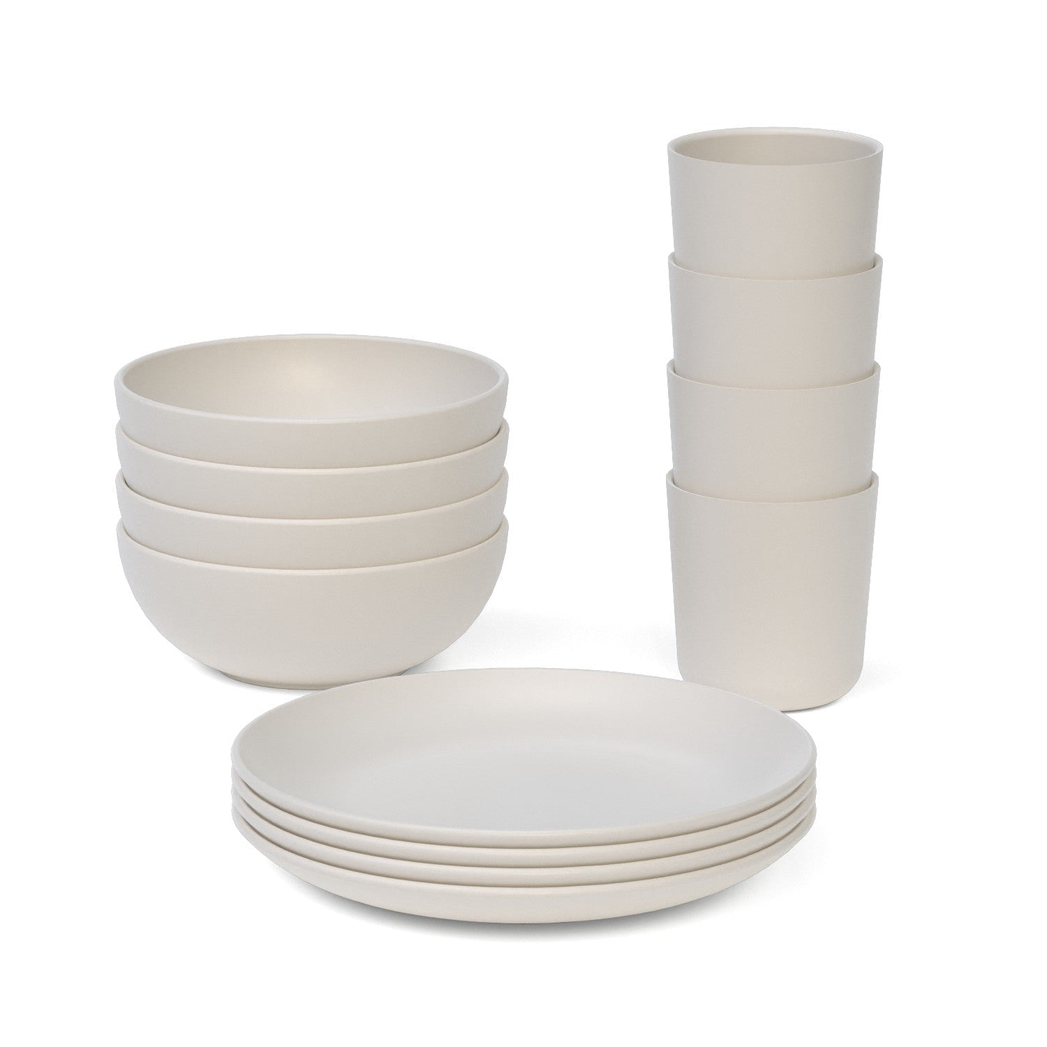 24 oz Round Cereal Bowl Set of 4 - Off White