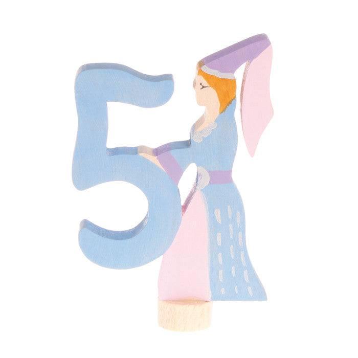 Fairy Tale Birthday Ring Number 5 - Princess - Why and Whale