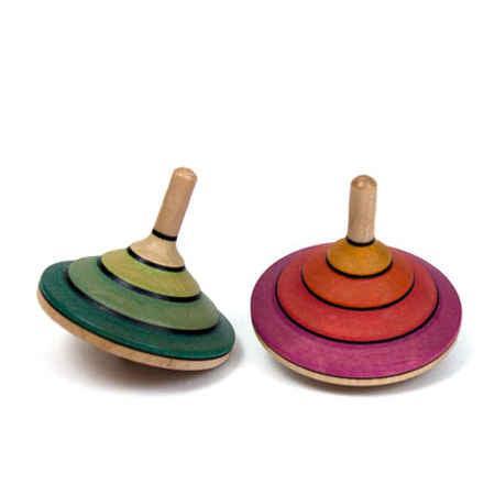 Flamenco Wooden Spinning Top - Why and Whale