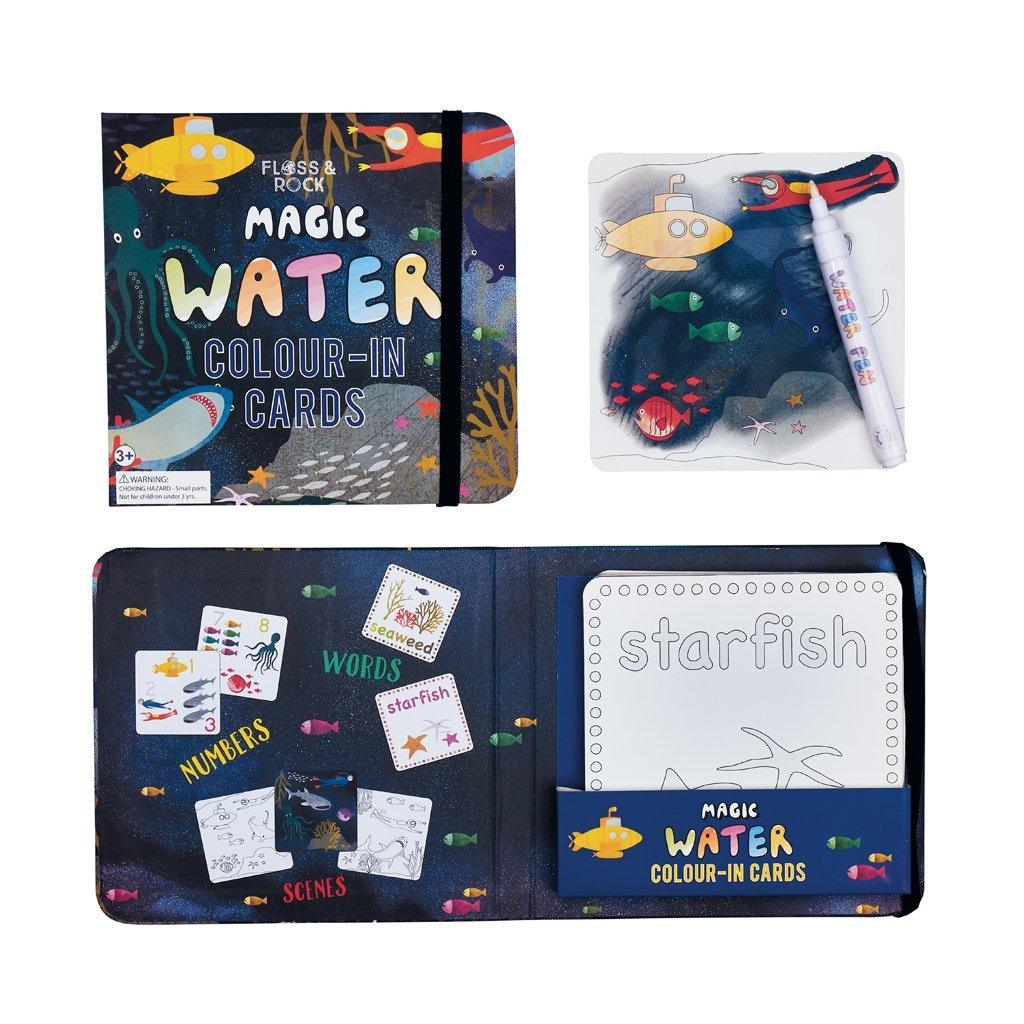 Floss & Rock Deep Sea Water Pen and Cards - Why and Whale