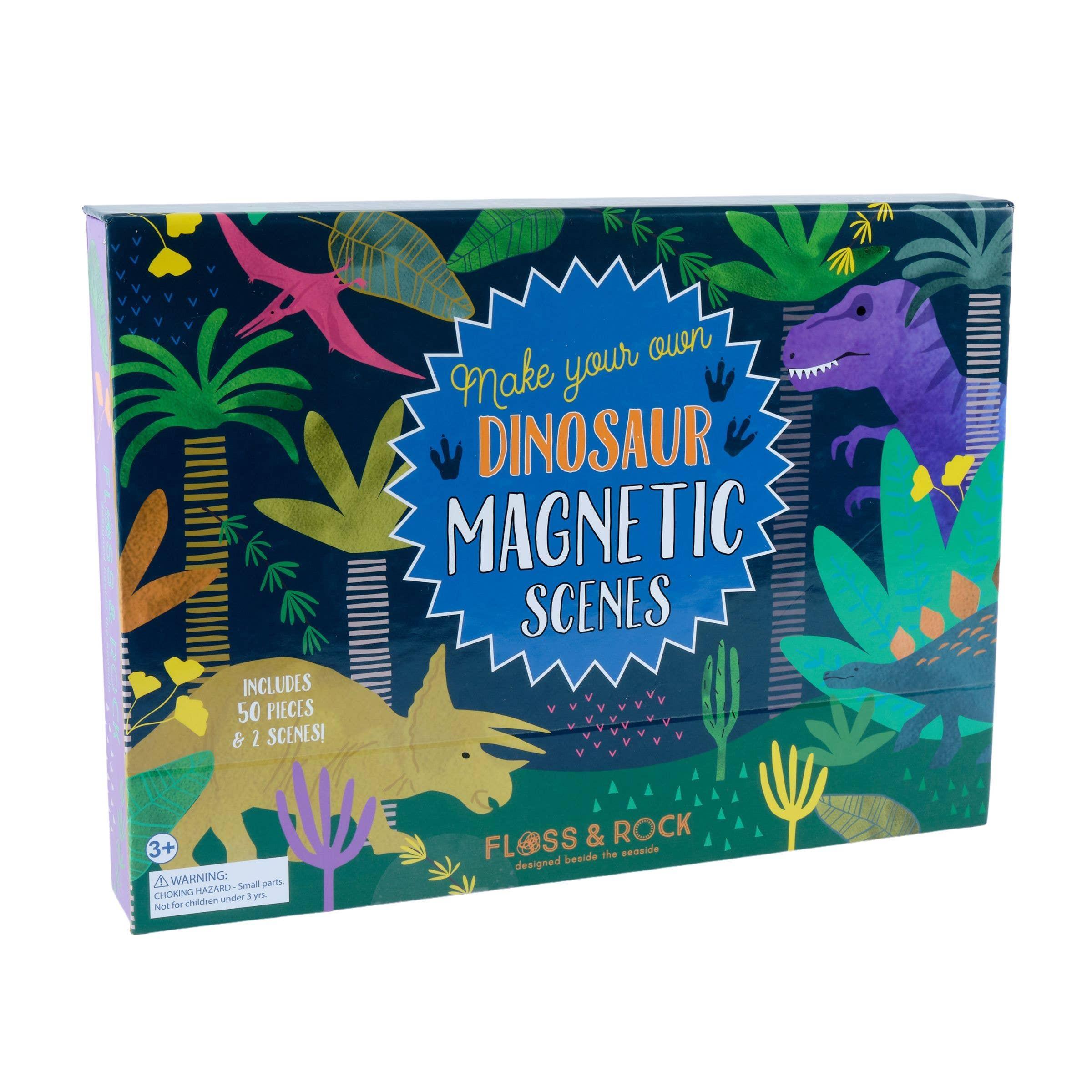Floss & Rock Dinosaur Magnetic Play Scene - Why and Whale
