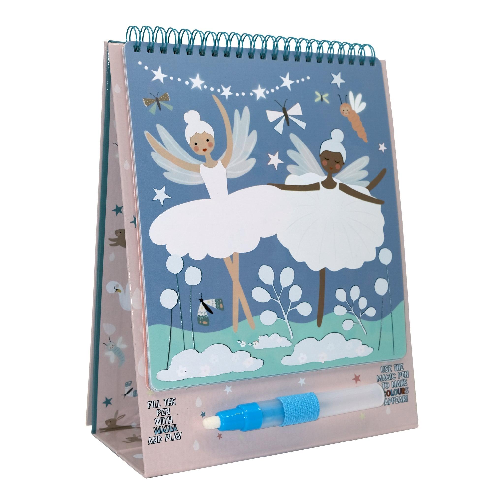 Floss & Rock Magic Color Changing Watercard Easel and Pen - Enchanted - Why and Whale