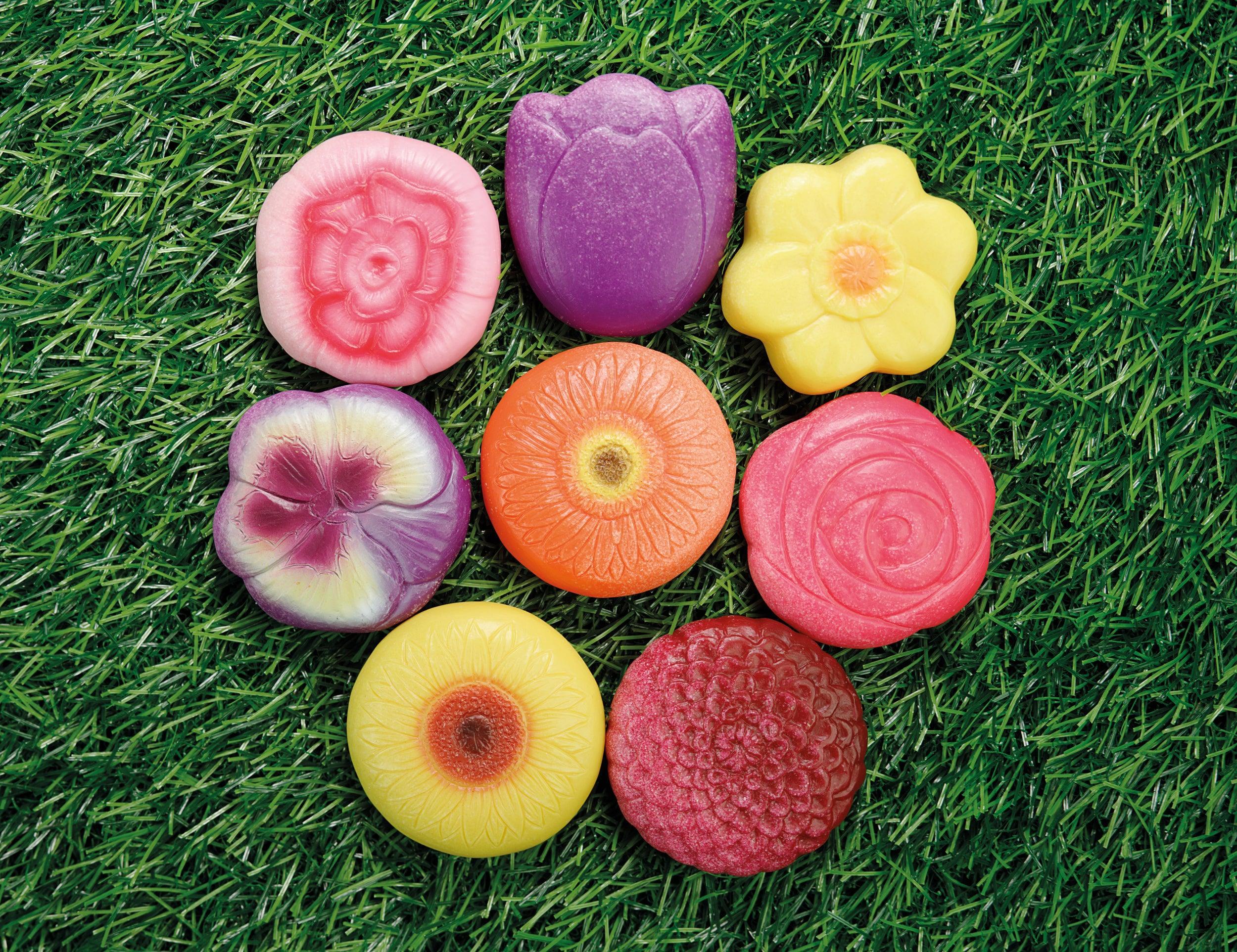 Flowers Sensory Play Stones - Why and Whale