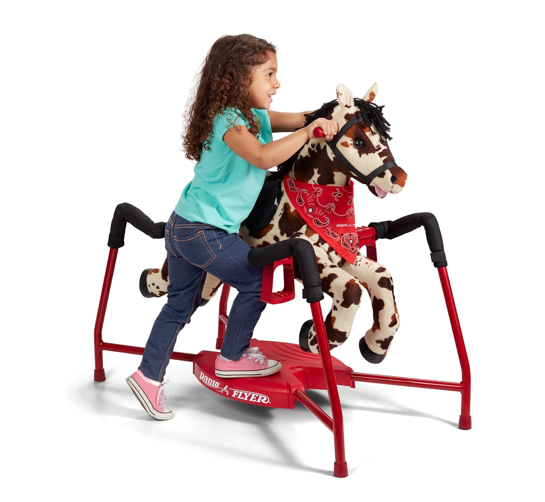 Freckles: Plush Interactive Riding Horse