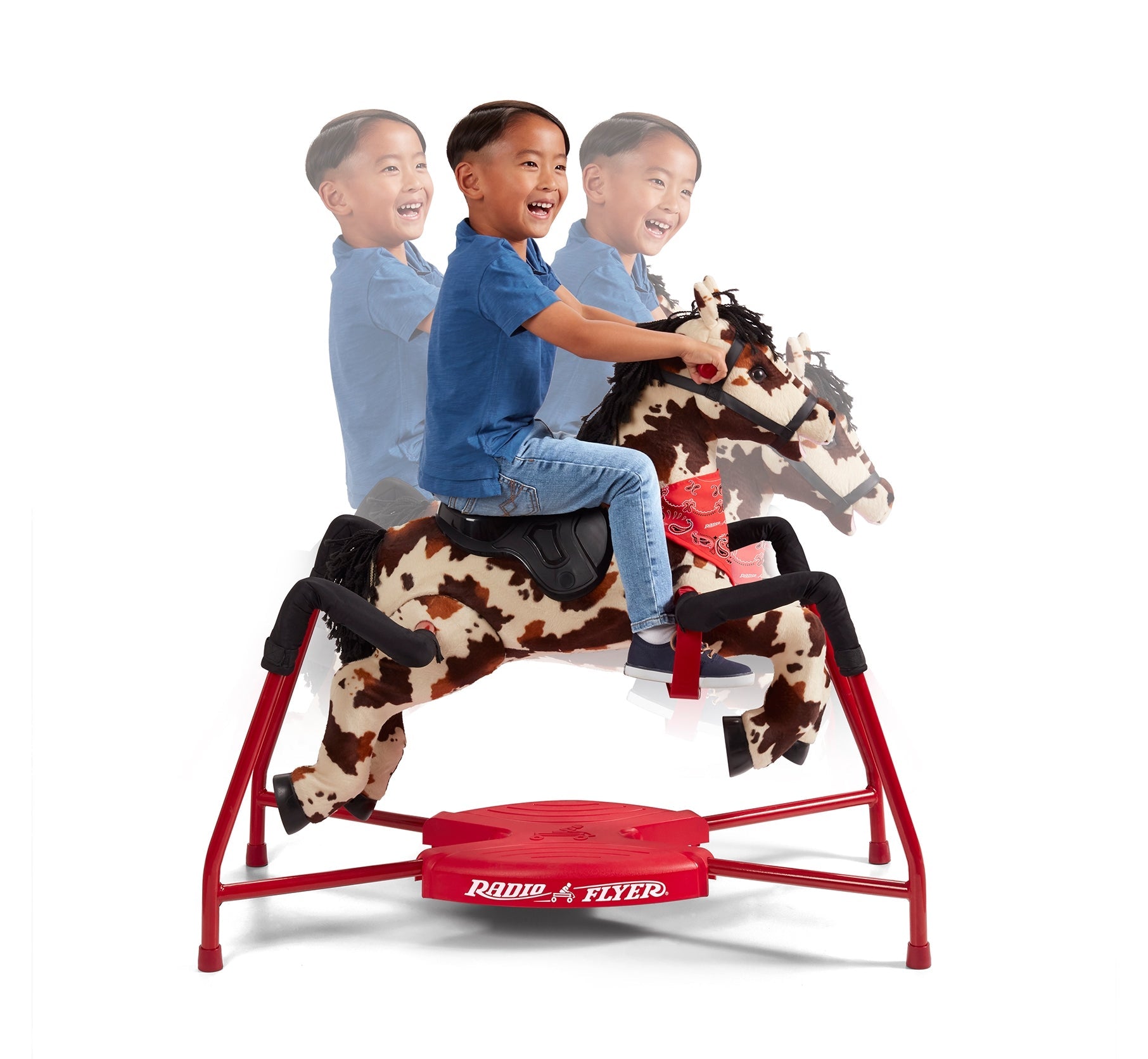 Freckles: Plush Interactive Riding Horse