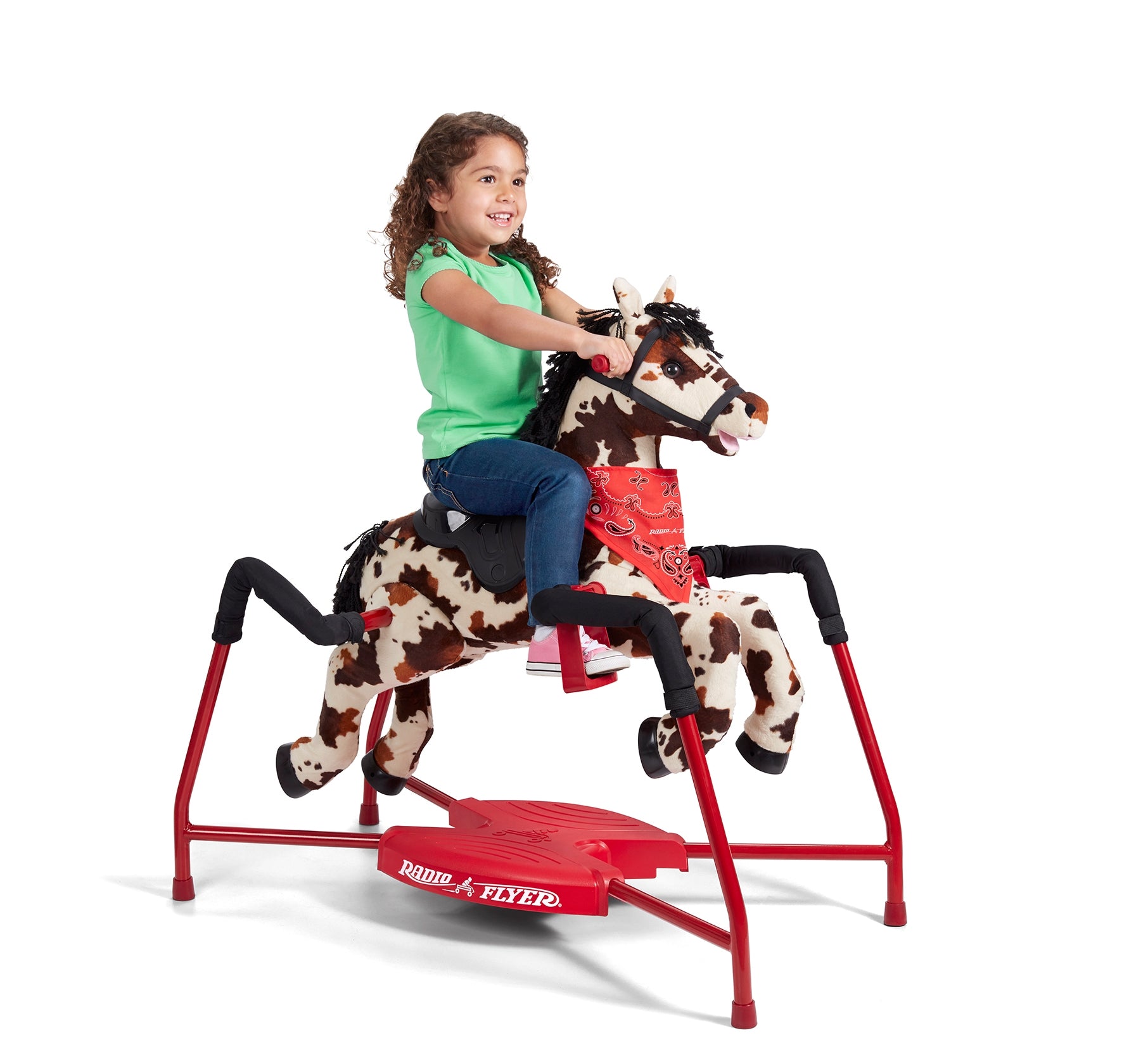 Freckles: Plush Interactive Riding Horse