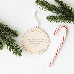 Gift Ornament - FREE WITH PURCHASE* - Why and Whale