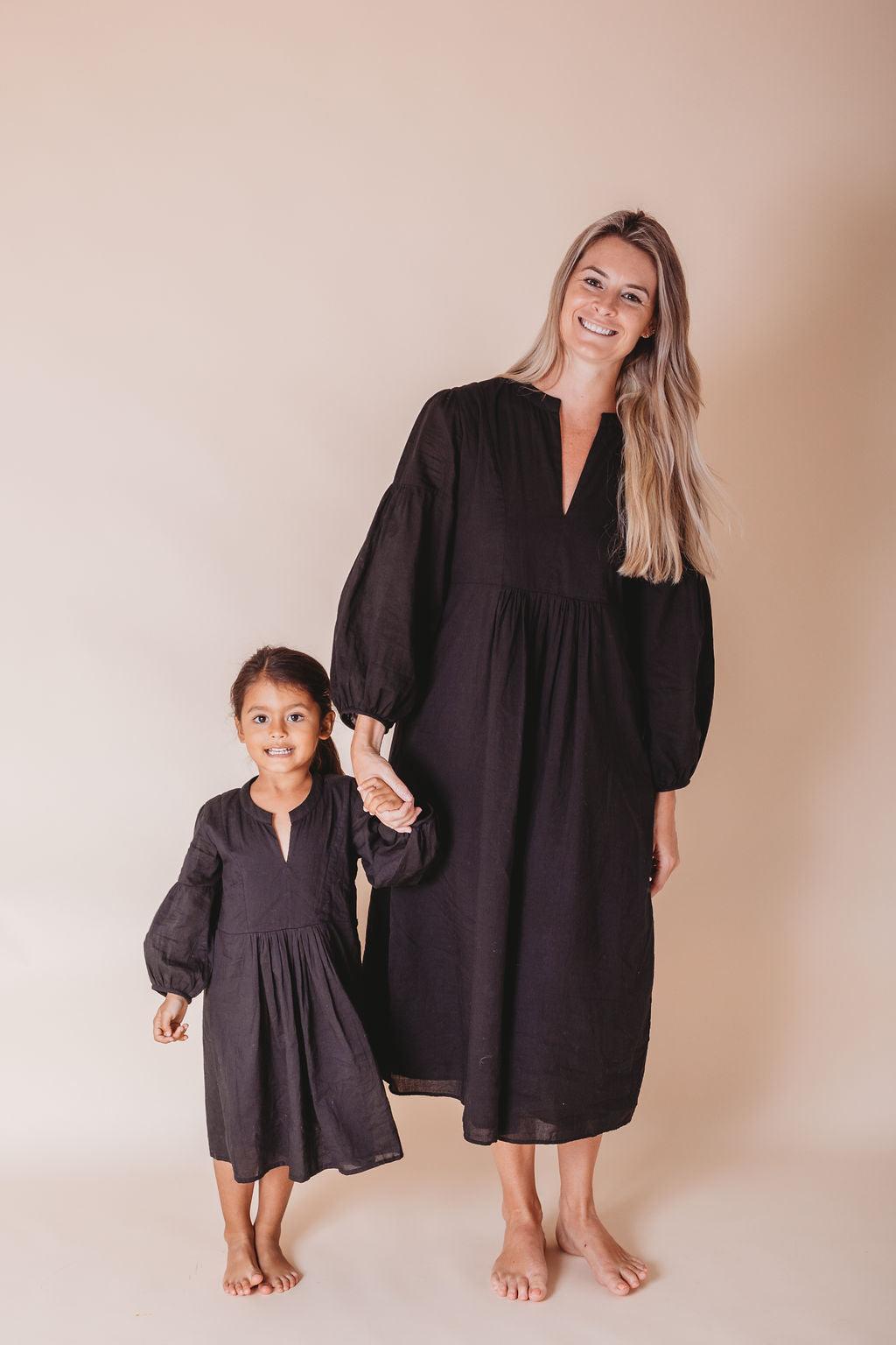Girl's Cotton Kaftan LBD - Why and Whale