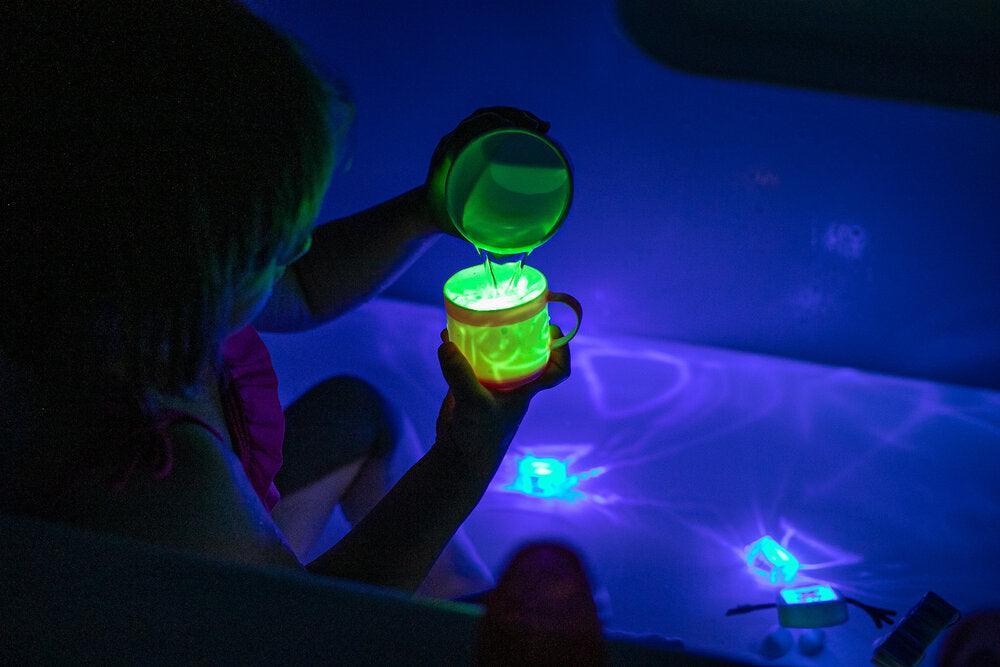 Glo Pals - Light Up Sensory Water Cubes - Why and Whale