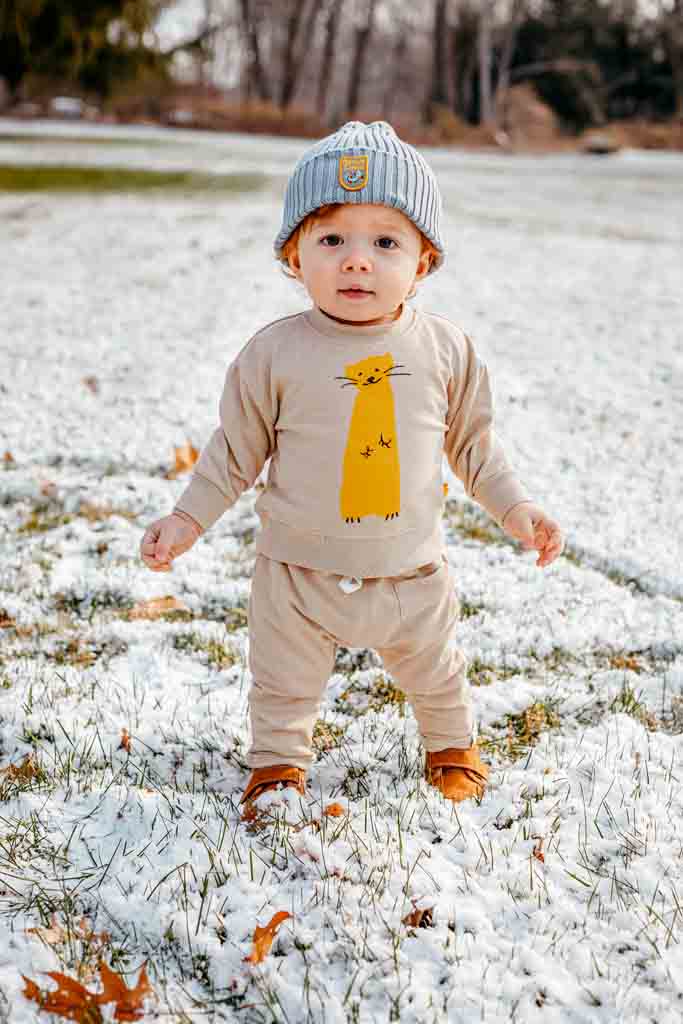 Baby Nature Lover Beanie Hat - Ash