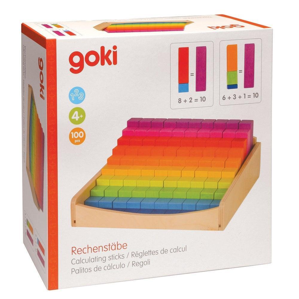 Goki Stepped Counting Block Set - Why and Whale