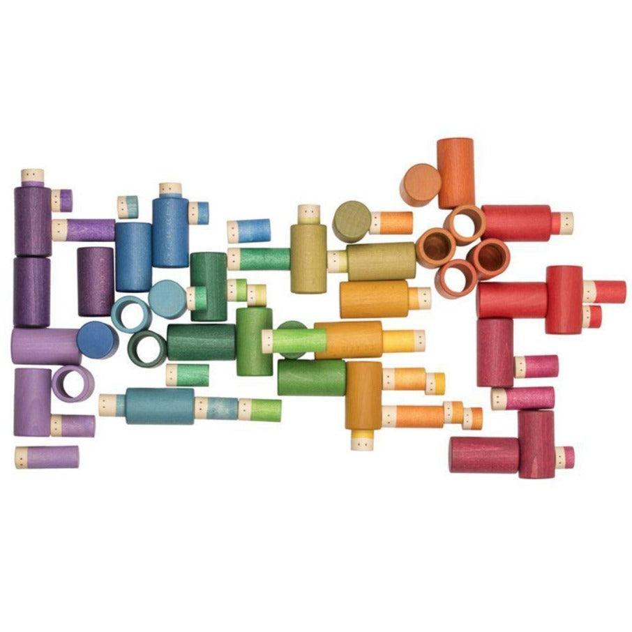 Grapat - Lola Stack & Sort Set, 72 Pieces - Why and Whale