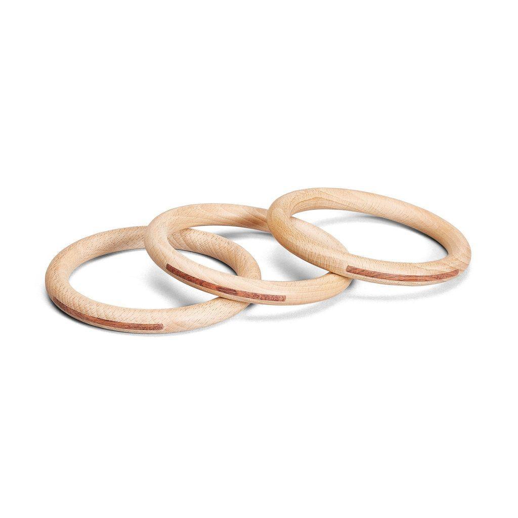 Grapat - Three Wooden Hoops Large - Why and Whale
