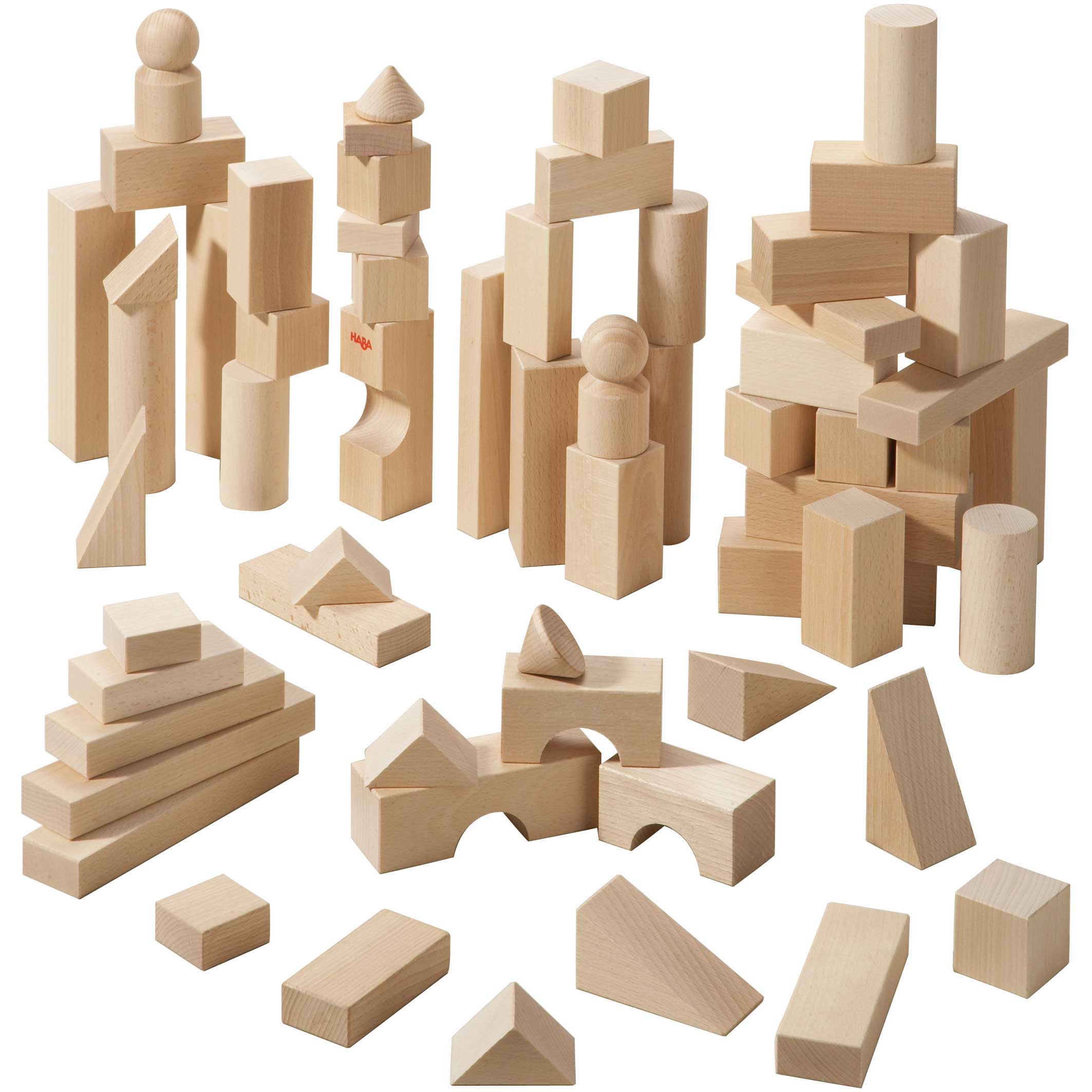 Basic Building Blocks 60 Piece Large Starter Set