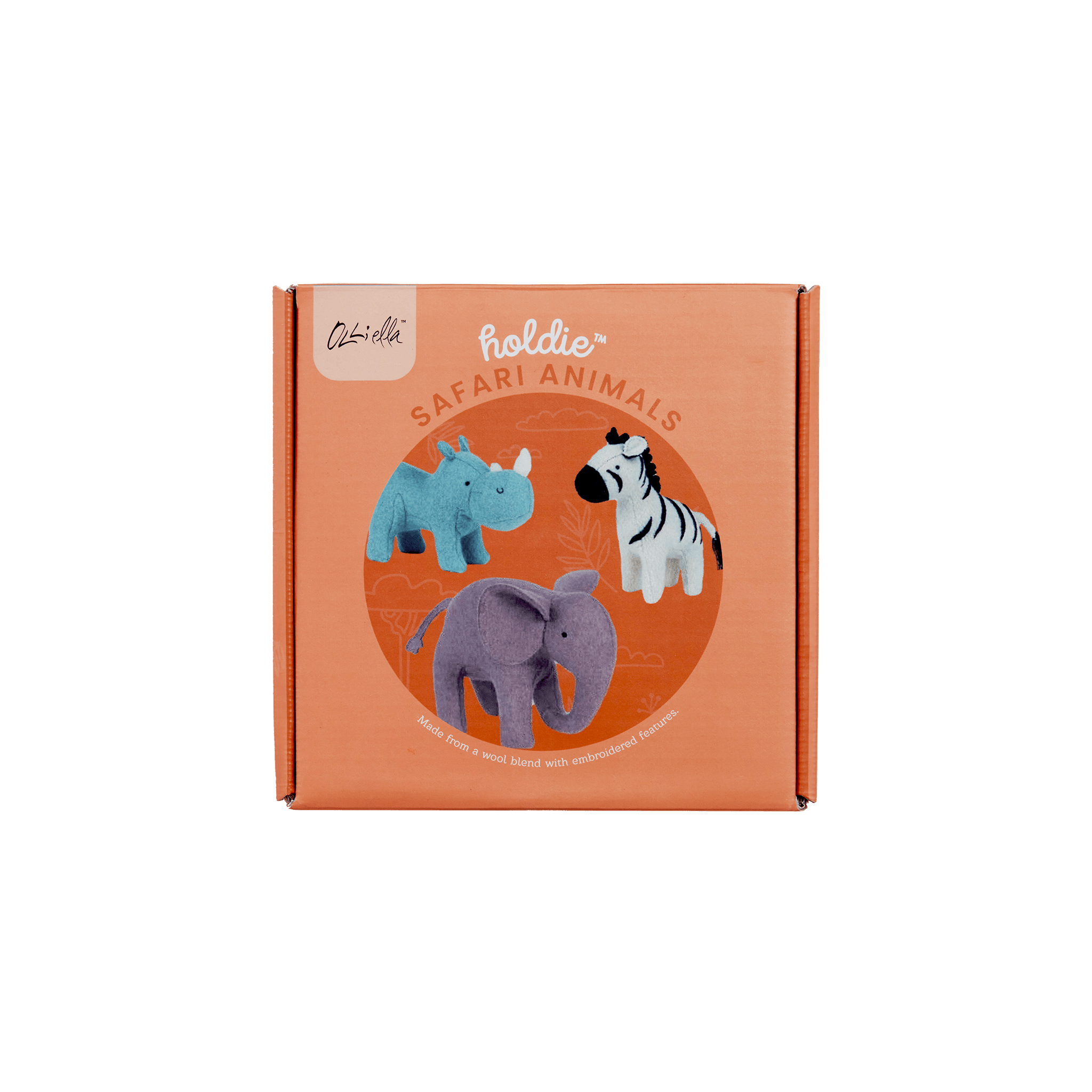 Holdie Folk Set - Safari Animals - Why and Whale