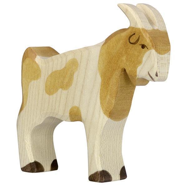 Holztiger - Wooden Animal - Billy goat - Why and Whale