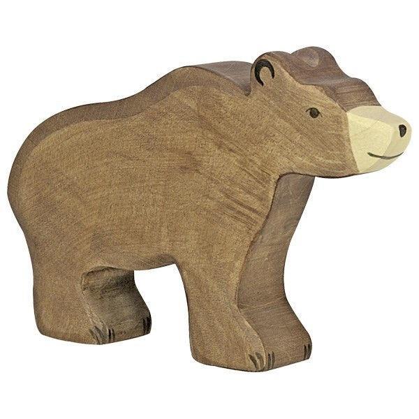 Holztiger - Wooden Animal - Brown bear - Why and Whale