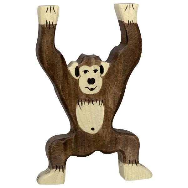 Holztiger - Wooden Animal - Chimpanzee, standing - Why and Whale